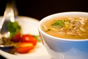 Open image in slideshow, Roasted Chicken + Brown Rice Soup - Real Meals 
